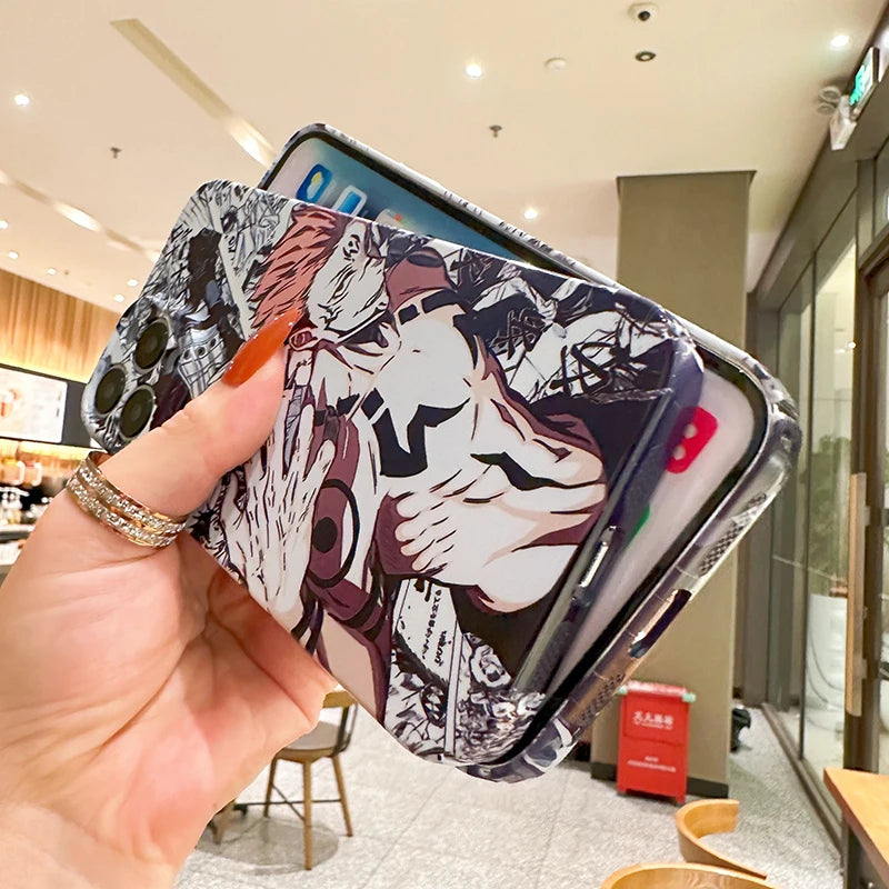 Jujutsu Kaisen Phone Case – Gojo & Sukuna Anime Cover