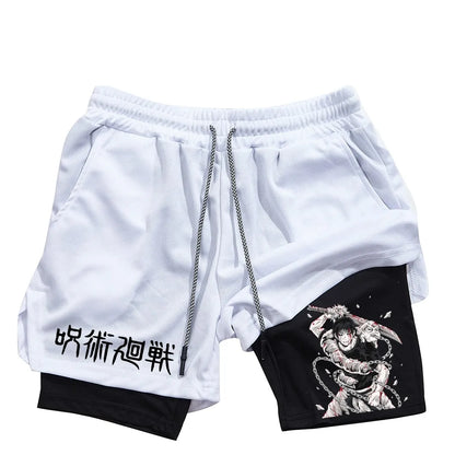Toji Fushiguro 2-in-1 Performance Shorts