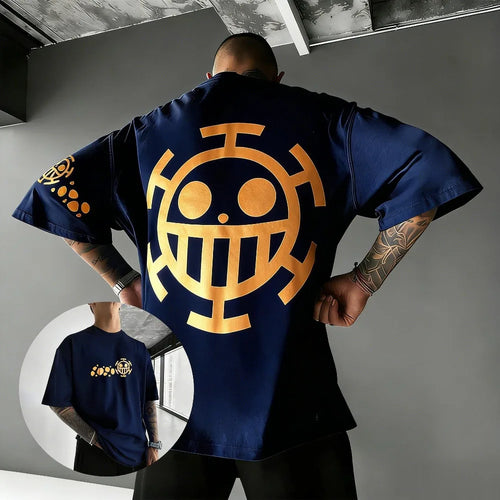 Unisex Cotton T-shirt ONE PIECE Trafalgar D. Water Law 2026 Summer