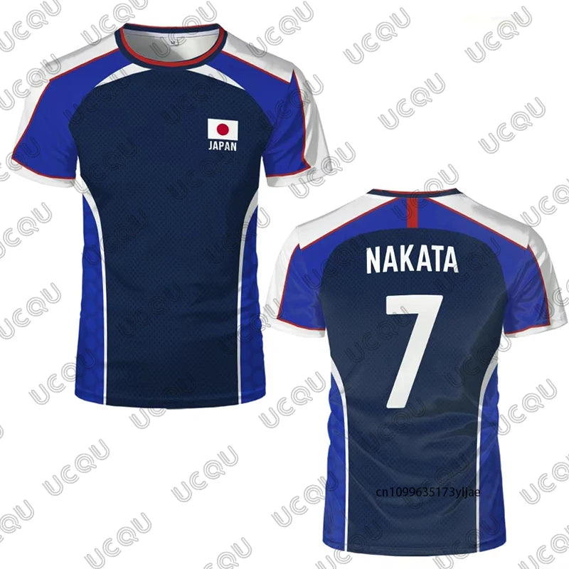 2026 Summer Anime Captain Tsubasa Japanese Flag Football Jersey