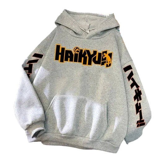 Haikyuu Anime Manga Hoodie – Men’s Fleece Streetwear Pullover