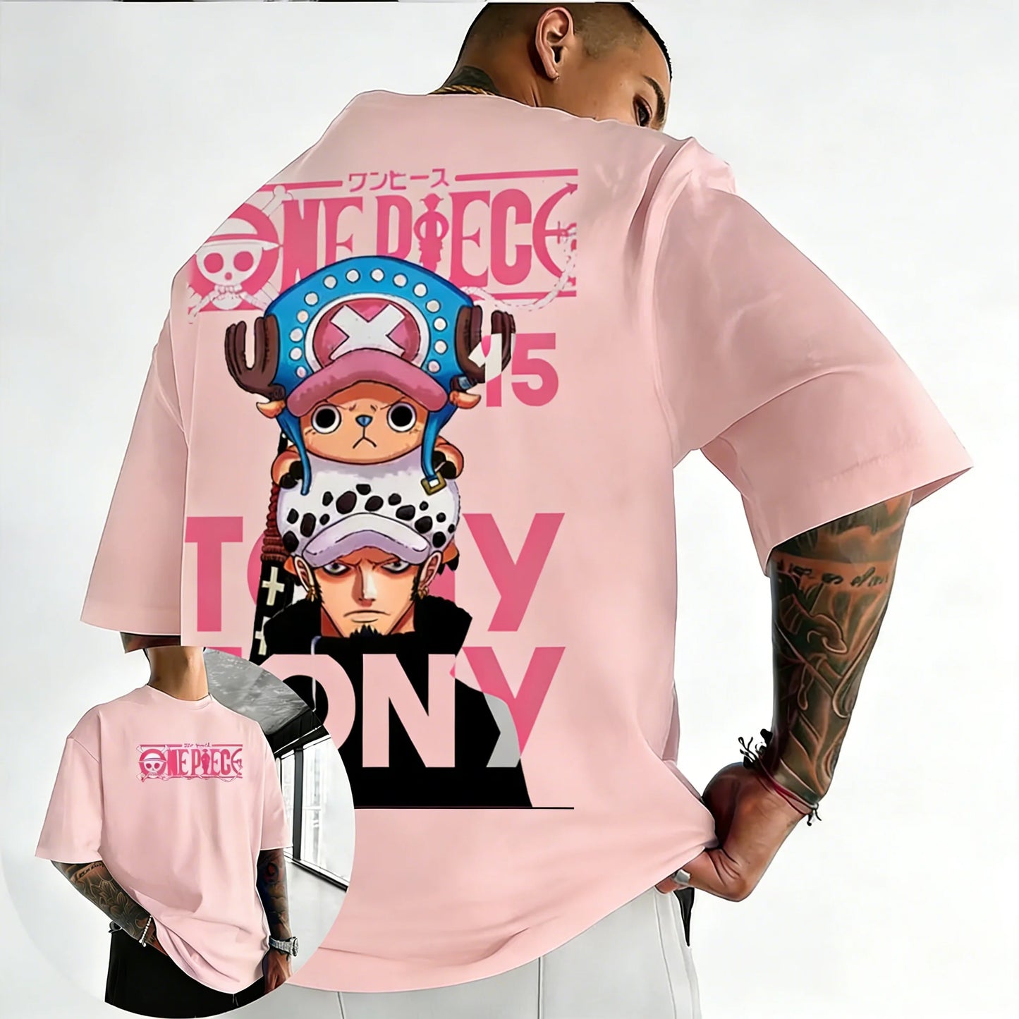 One Piece Chopper Oversized T-Shirt