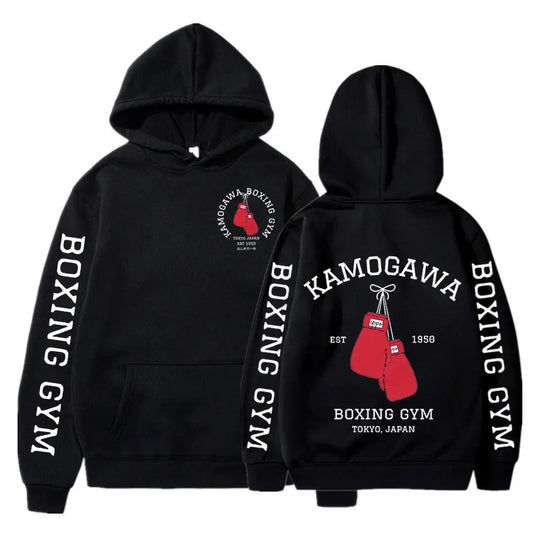 Hajime no Ippo Kamogawa Boxing Gym Hoodie – Ippo Anime Sweatshirt