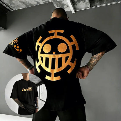 Unisex Cotton T-shirt ONE PIECE Trafalgar D. Water Law 2026 Summer