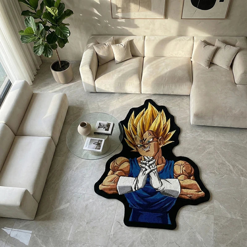 Vegeta Anime Area Rug