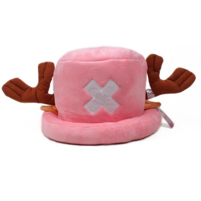 One Piece Tony Tony Chopper Plush Hat – Kawaii Anime Winter Cosplay Cap
