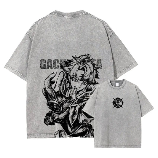 Gachiakuta Rudo Vintage Washed Oversized T-Shirt