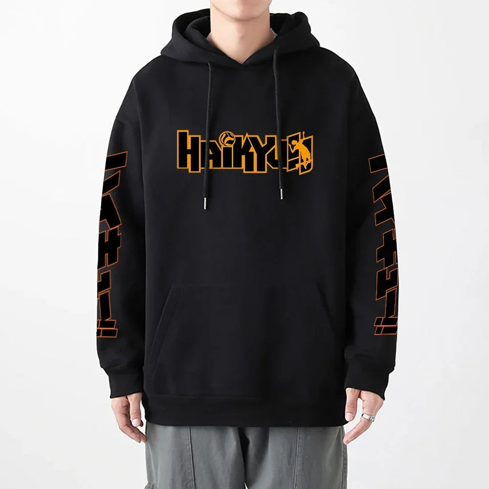 Haikyuu Anime Manga Hoodie – Men’s Fleece Streetwear Pullover