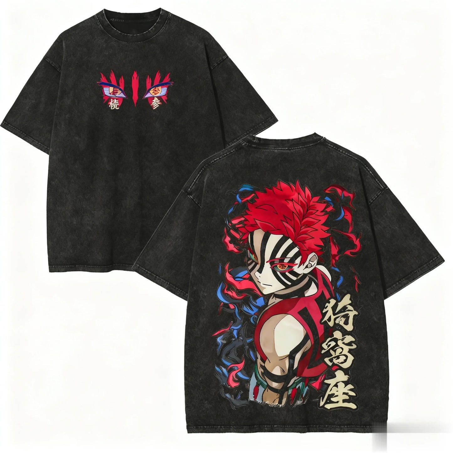 Harajuku Unisex Anime Demon Slayer Graphic T-Shirt Man Women Short
