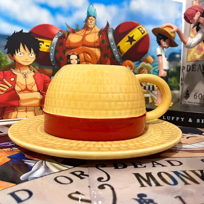 One Piece Luffy Straw Hat Coffee Mug